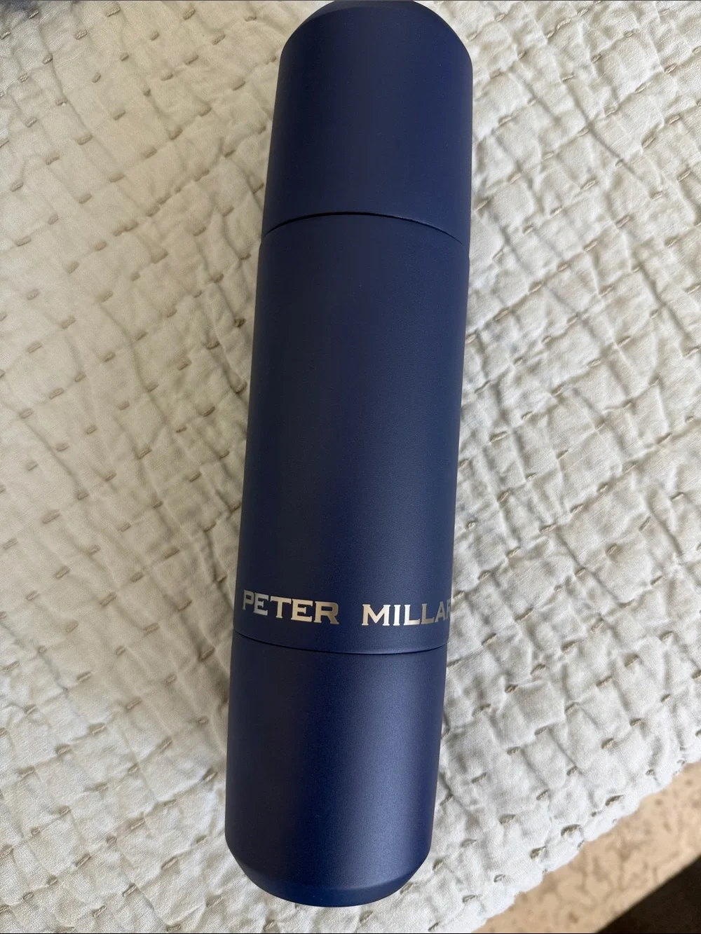 Peter Millar Navy Insulated Travel Flask